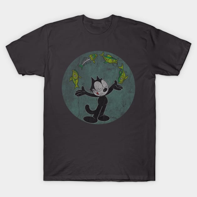 Felix The Cat Vintage T-Shirt by Unfluid